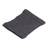 Dog Ears Cover Freeze Proof Elastic Polyester Puppy Neck Ear Warmer Hood Earmuffs for Winter Dog GroomingGrey S - Top-Down View