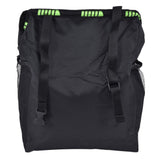Car Garbage Storage Bag Waterproof Foldable Oxford Fabric Auto Litter Bin with Lid and Pockets Black - Rear View