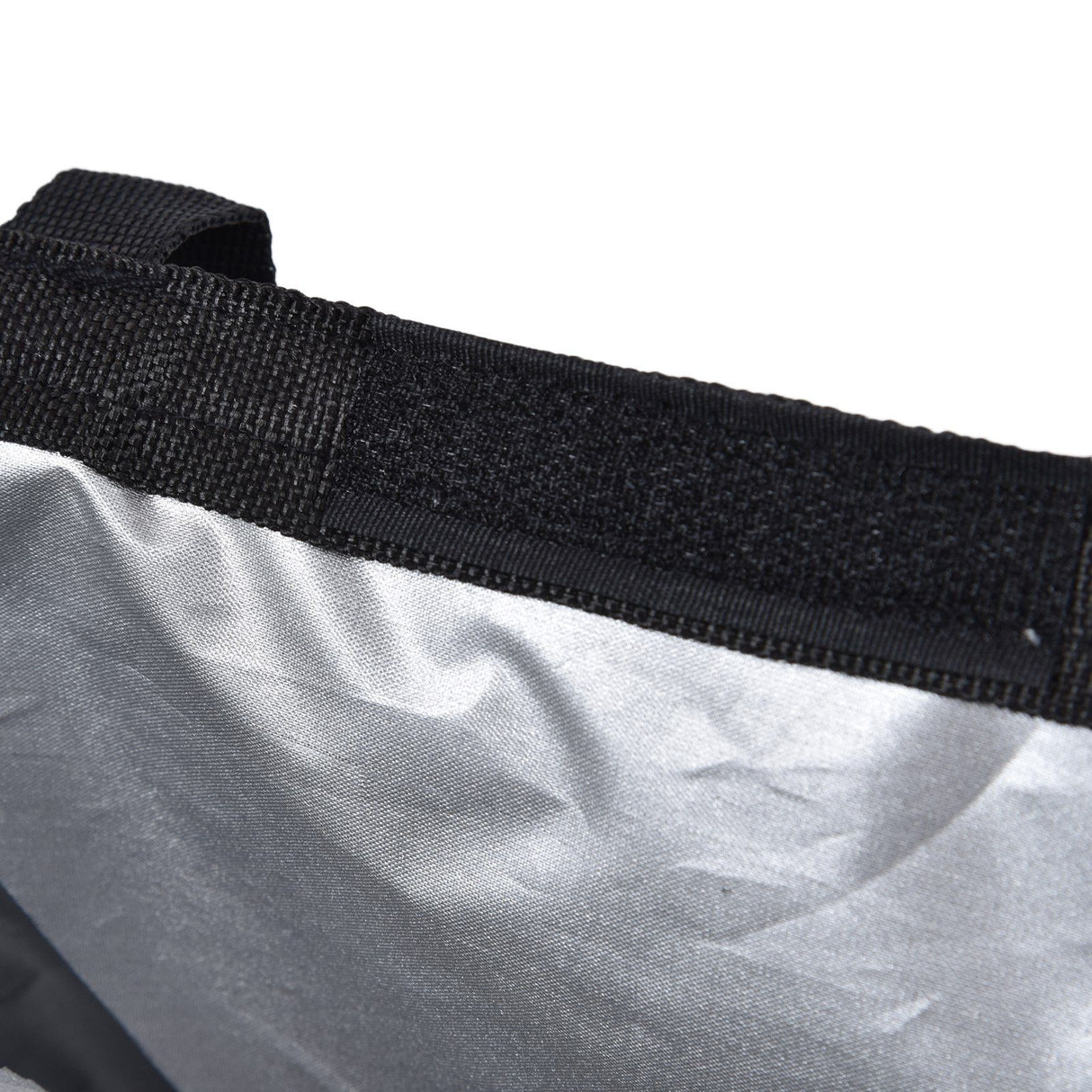 Car Garbage Storage Bag Waterproof Foldable Oxford Fabric Auto Litter Bin with Lid and Pockets Black