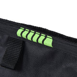 Car Garbage Storage Bag Waterproof Foldable Oxford Fabric Auto Litter Bin with Lid and Pockets Black