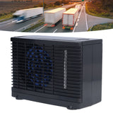 Mini Air Conditioning Fan Silent Portable Evaporative Cooler with Water Tank for Car Home 12V