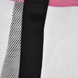 Beach Bags Mesh Cotton Oversized Storage Tote Bags for Beach Picnic Barbecue Camping Pink - Extra Image