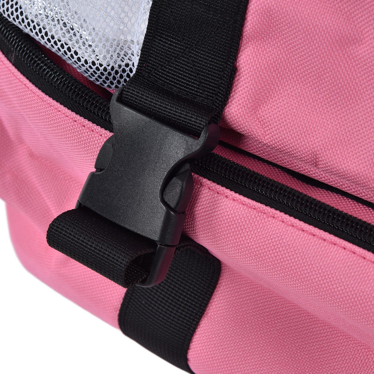 Beach Bags Mesh Cotton Oversized Storage Tote Bags for Beach Picnic Barbecue Camping Pink