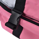 Beach Bags Mesh Cotton Oversized Storage Tote Bags for Beach Picnic Barbecue Camping Pink - Extra Image