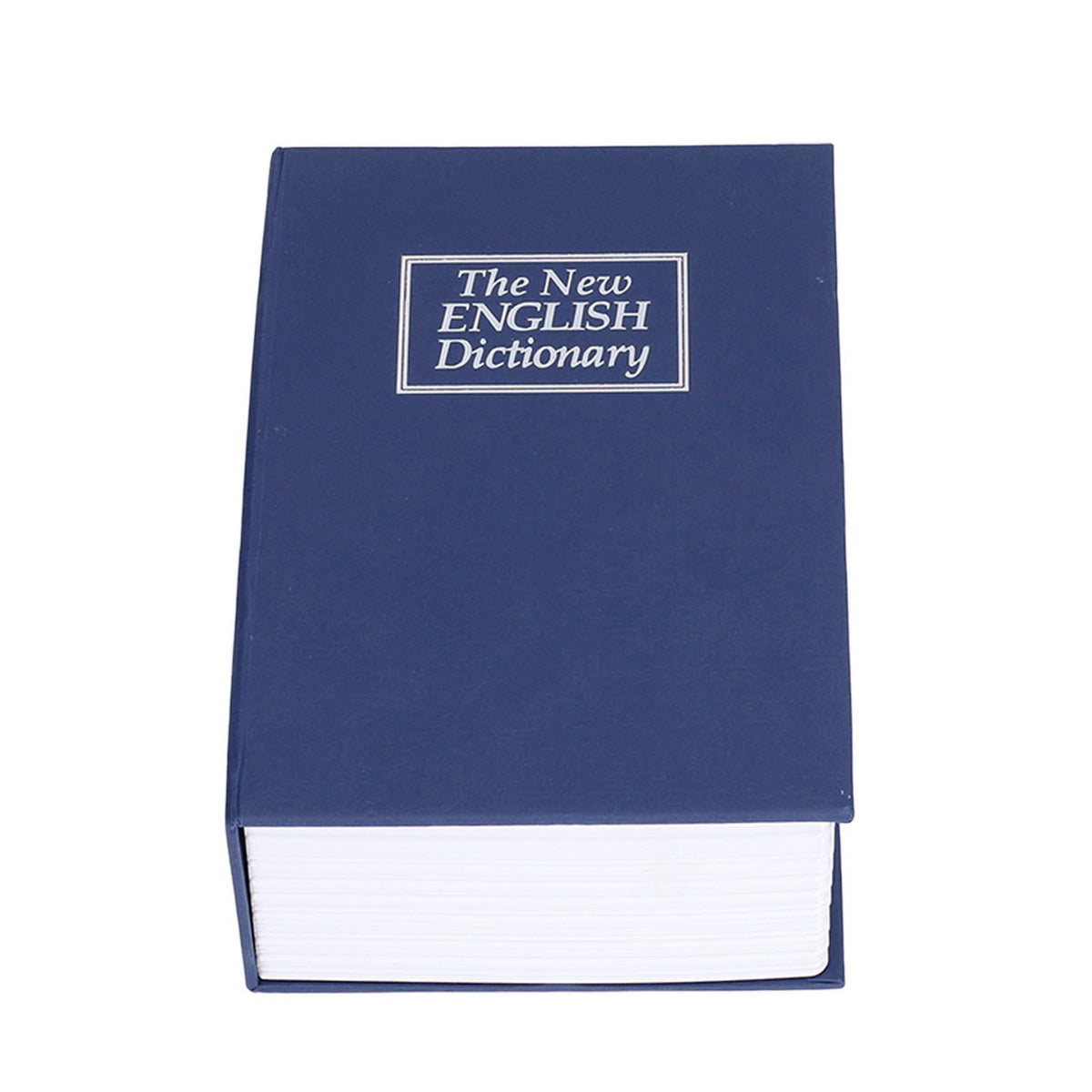 Safe Box Simulation Book Shape Decorative Storage Money Case for Bedroom Living Room OfficeBlue