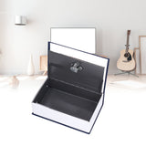 Safe Box Simulation Book Shape Decorative Storage Money Case for Bedroom Living Room OfficeBlue - Extra Image