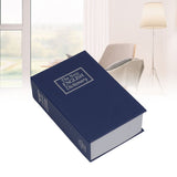 Safe Box Simulation Book Shape Decorative Storage Money Case for Bedroom Living Room OfficeBlue - Extra Image