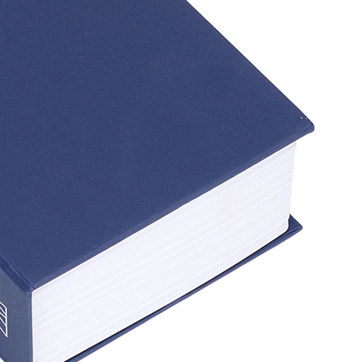 Safe Box Simulation Book Shape Decorative Storage Money Case for Bedroom Living Room OfficeBlue