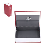 Safe Box Simulation Book Shape Decorative Storage Money Case for Bedroom Living Room OfficeRed