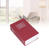 Safe Box Simulation Book Shape Decorative Storage Money Case for Bedroom Living Room OfficeRed