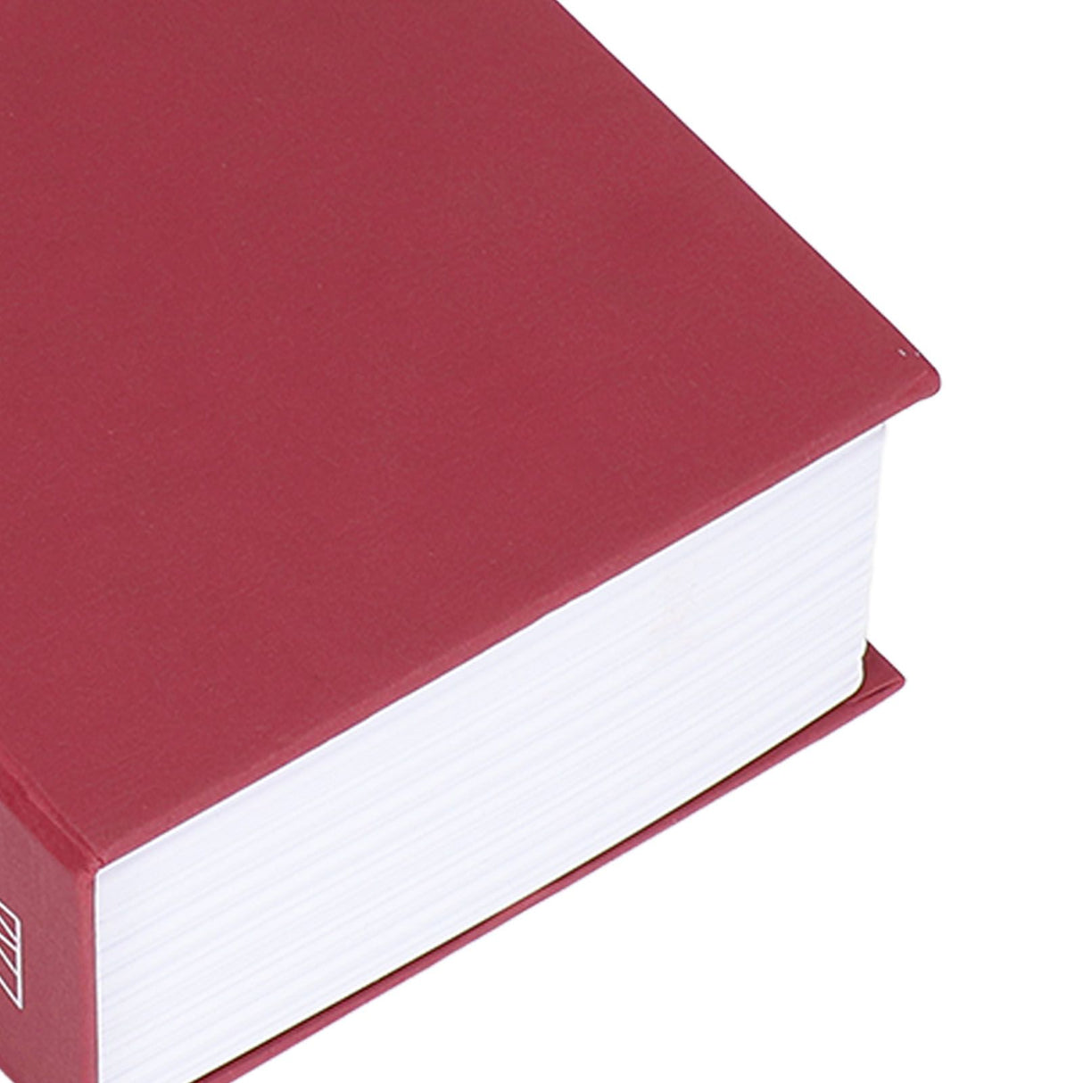 Safe Box Simulation Book Shape Decorative Storage Money Case for Bedroom Living Room OfficeRed