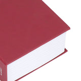 Safe Box Simulation Book Shape Decorative Storage Money Case for Bedroom Living Room OfficeRed