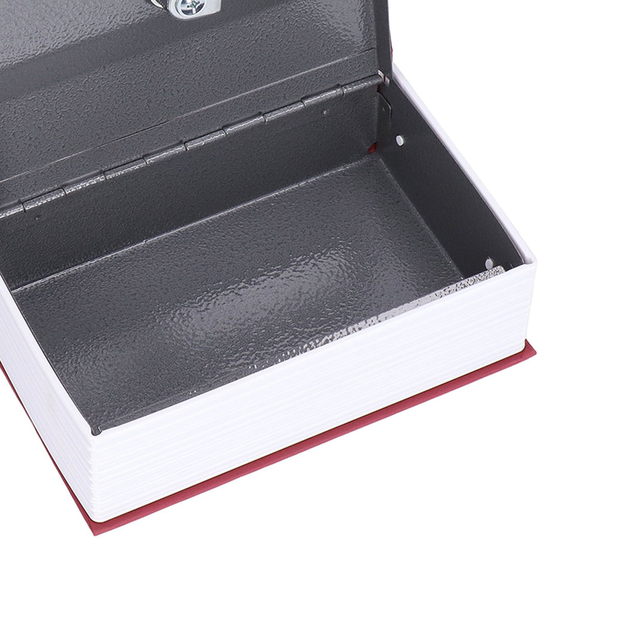 Safe Box Simulation Book Shape Decorative Storage Money Case for Bedroom Living Room OfficeRed