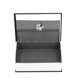 Safe Box Simulation Book Shape Decorative Storage Money Case for Bedroom Living Room OfficeBlack - Front View