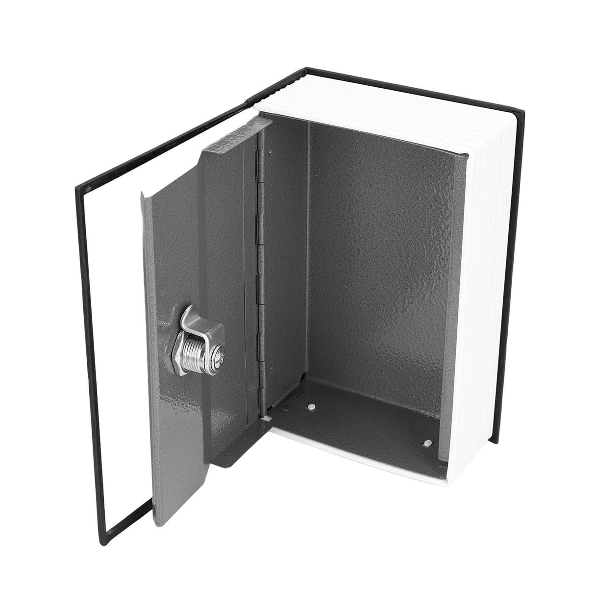 Safe Box Simulation Book Shape Decorative Storage Money Case for Bedroom Living Room OfficeBlack