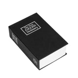 Safe Box Simulation Book Shape Decorative Storage Money Case for Bedroom Living Room OfficeBlack - Close-Up Angle