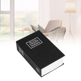 Safe Box Simulation Book Shape Decorative Storage Money Case for Bedroom Living Room OfficeBlack