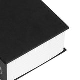 Safe Box Simulation Book Shape Decorative Storage Money Case for Bedroom Living Room OfficeBlack