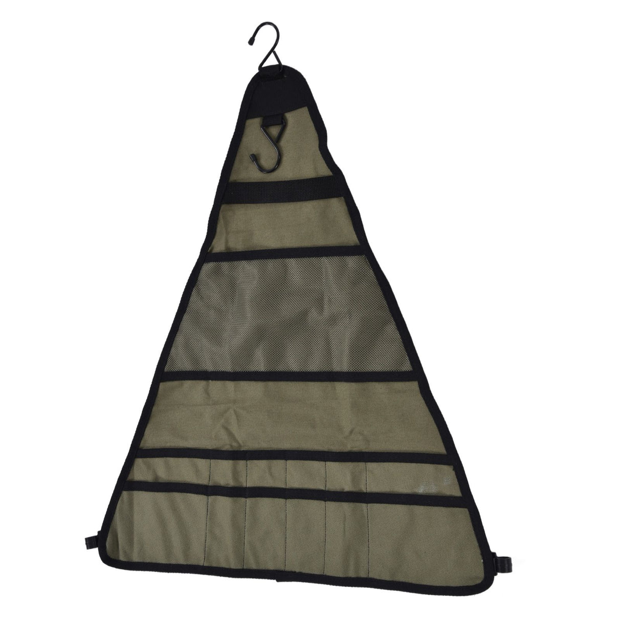 Outdoor Tableware Storage Bag Foldable Oxford Flatware Organizer Hanging Bag for Barbecue Picnic