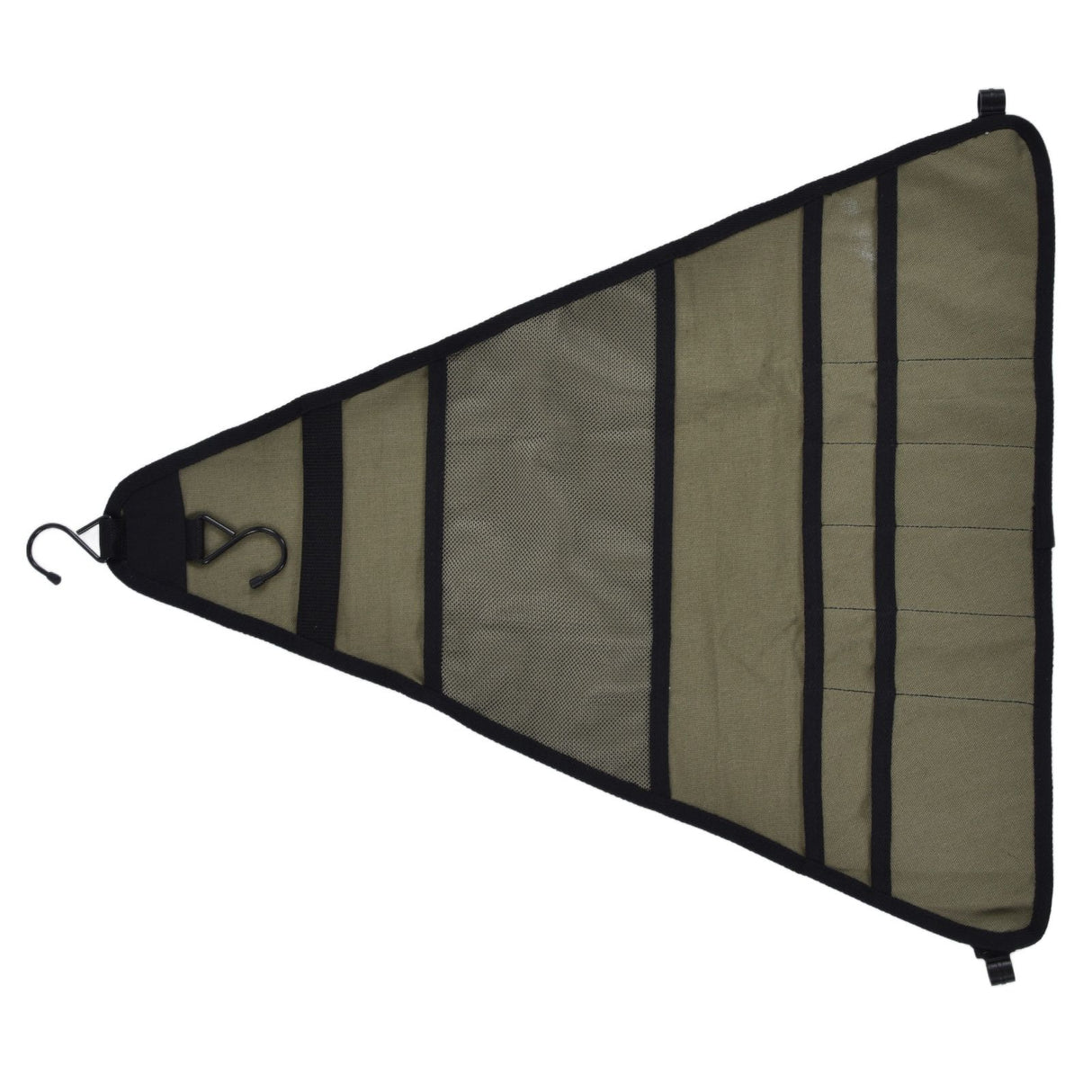 Outdoor Tableware Storage Bag Foldable Oxford Flatware Organizer Hanging Bag for Barbecue Picnic