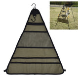 Outdoor Tableware Storage Bag Foldable Oxford Flatware Organizer Hanging Bag for Barbecue Picnic