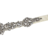 Rhinestone Wedding Dress Belt Elegant Waistbelt Clothes Accessories for Bride BridesmaidWhite - Extra Image