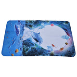 Home Floor Mat Flannel Corridor Carpet Anti Slip Mat Bathroom Kitchen Printed Carpet - Front View