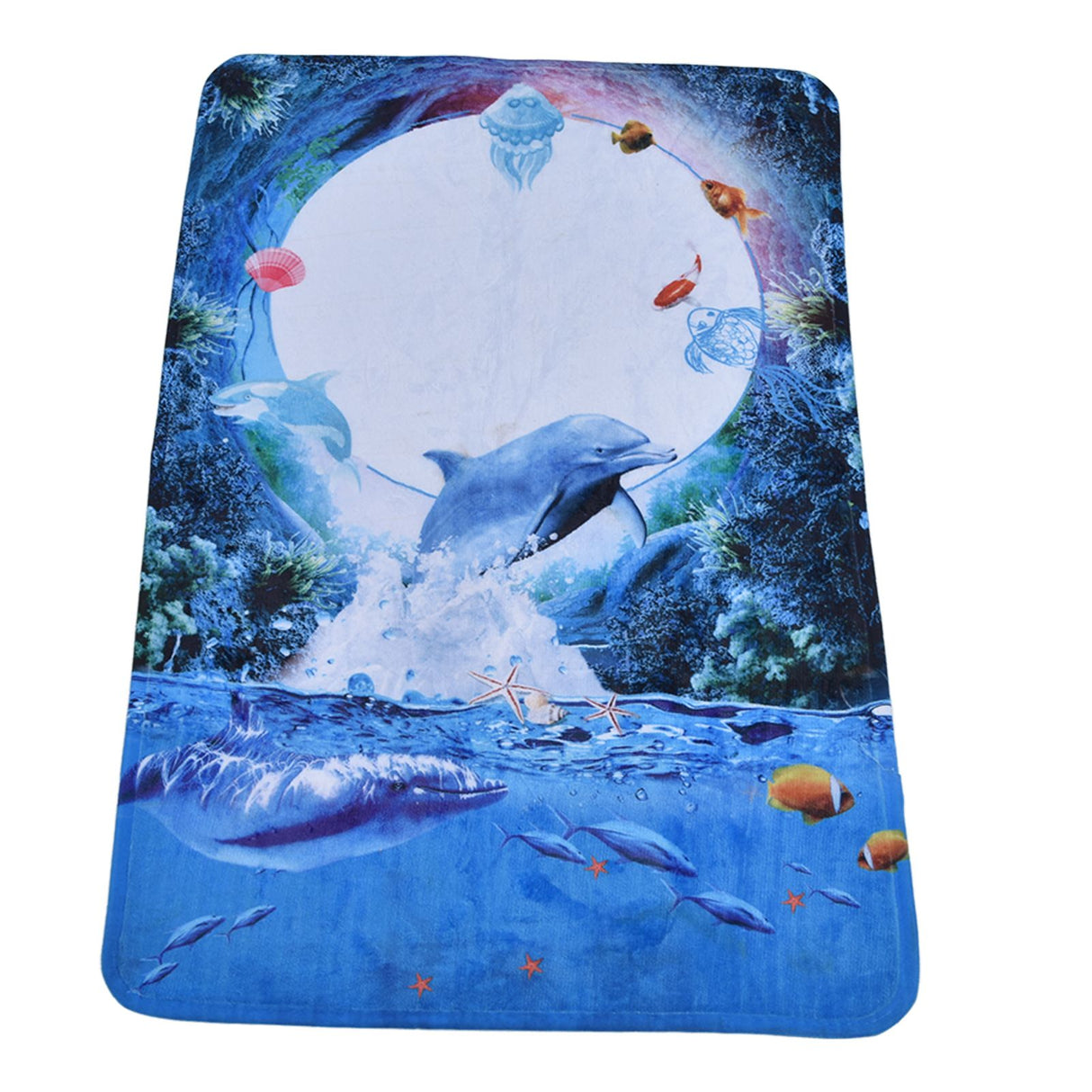 Home Floor Mat Flannel Corridor Carpet Anti Slip Mat Bathroom Kitchen Printed Carpet