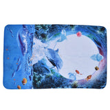 Home Floor Mat Flannel Corridor Carpet Anti Slip Mat Bathroom Kitchen Printed Carpet
