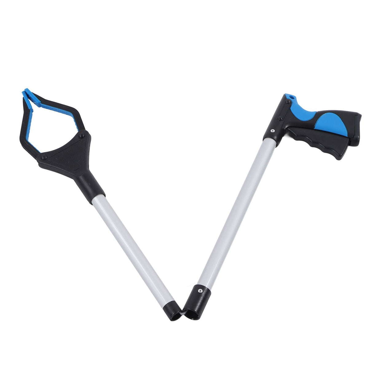 Trash Grabber Aluminum Alloy ABS Material Folding Design Lightweight Portable Blue Black Labor Saving Picker
