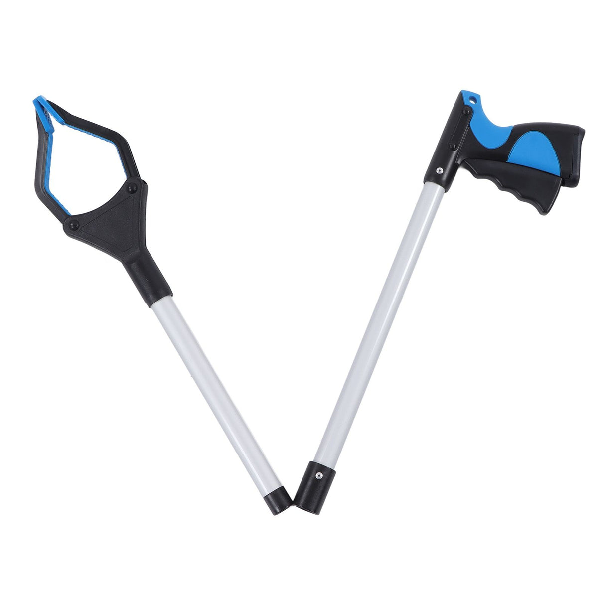 Trash Grabber Aluminum Alloy ABS Material Folding Design Lightweight Portable Blue Black Labor Saving Picker
