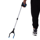 Trash Grabber Aluminum Alloy ABS Material Folding Design Lightweight Portable Blue Black Labor Saving Picker - Extra Image