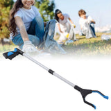 Trash Grabber Aluminum Alloy ABS Material Folding Design Lightweight Portable Blue Black Labor Saving Picker - Extra Image