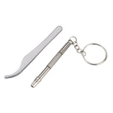 Glasses Repair Kit Eyeglass Screws Set with Nut Screwdriver Tweezer for Cellphone Tablet Watch Clock Glasses