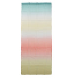 1x2.7m Gradient Window Gauze Voile Drapes Modern Tulle Sheer Curtains for Bedroom PlayroomsLower Yellow