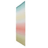 1x2.7m Gradient Window Gauze Voile Drapes Modern Tulle Sheer Curtains for Bedroom PlayroomsLower Yellow