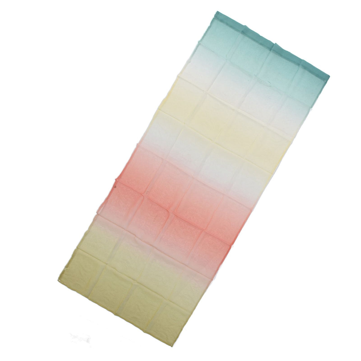 1x2.7m Gradient Window Gauze Voile Drapes Modern Tulle Sheer Curtains for Bedroom PlayroomsLower Yellow