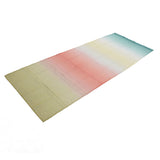 1x2.7m Gradient Window Gauze Voile Drapes Modern Tulle Sheer Curtains for Bedroom PlayroomsLower Yellow - Low Angle