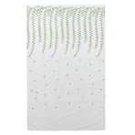 1x2.5m Green Willow Leaves Printed Modern Tulle Curtains Window Voile Curtain for Living Room Bedroom