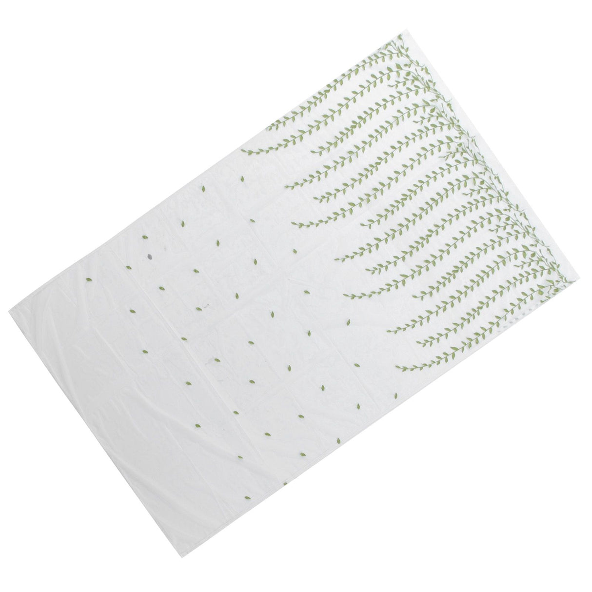 1x2.5m Green Willow Leaves Printed Modern Tulle Curtains Window Voile Curtain for Living Room Bedroom
