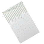 1x2.5m Green Willow Leaves Printed Modern Tulle Curtains Window Voile Curtain for Living Room Bedroom