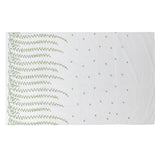 1x2.5m Green Willow Leaves Printed Modern Tulle Curtains Window Voile Curtain for Living Room Bedroom - Rear View