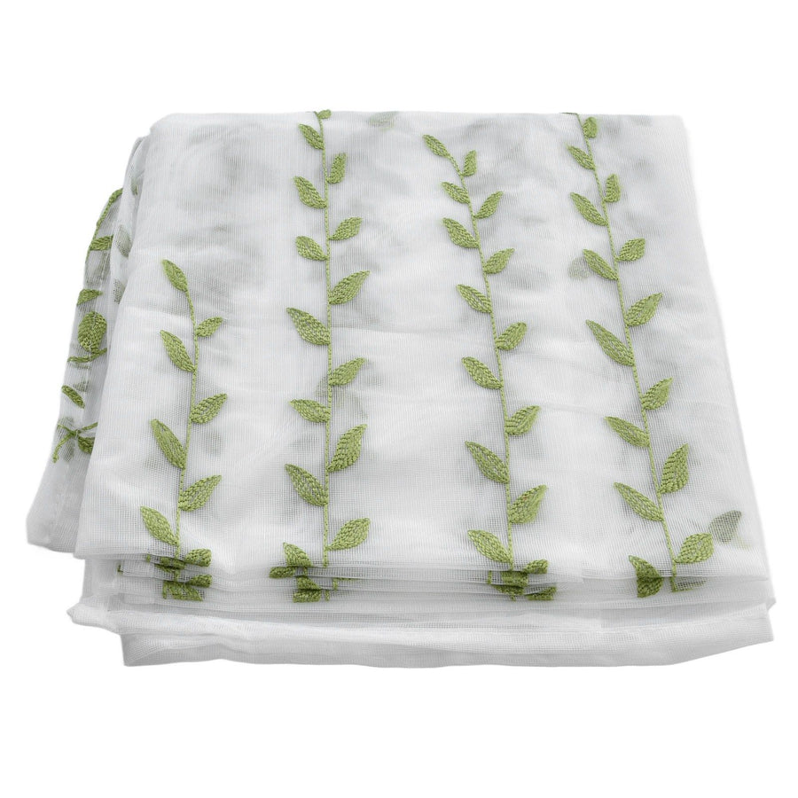 1x2.5m Green Willow Leaves Printed Modern Tulle Curtains Window Voile Curtain for Living Room Bedroom