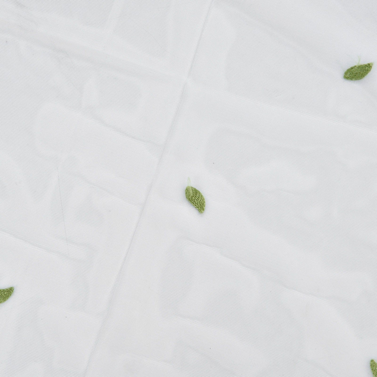 1x2.5m Green Willow Leaves Printed Modern Tulle Curtains Window Voile Curtain for Living Room Bedroom