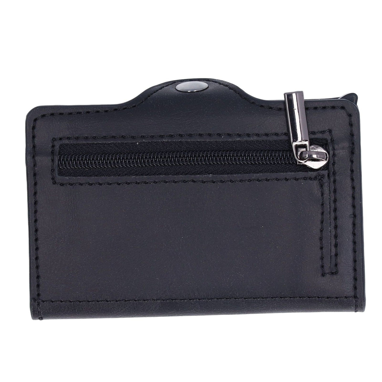 Credit Card Holders Large Capacity Small Light Black Tabby Portable Business Card Case for Business Trips Travel Parties