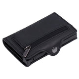 Credit Card Holders Large Capacity Small Light Black Tabby Portable Business Card Case for Business Trips Travel Parties