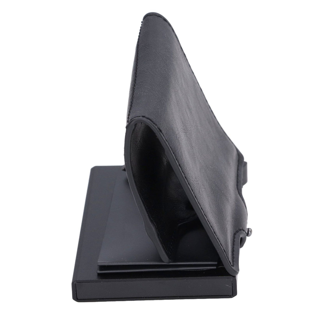 Credit Card Holders Large Capacity Small Light Black Tabby Portable Business Card Case for Business Trips Travel Parties