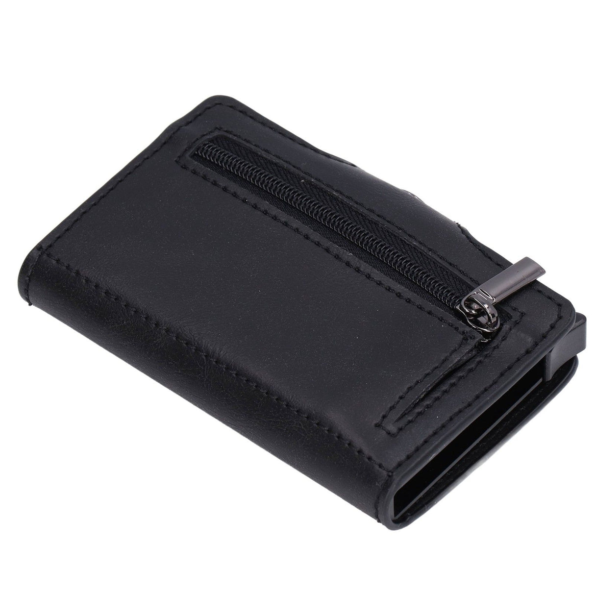 Credit Card Holders Large Capacity Small Light Black Tabby Portable Business Card Case for Business Trips Travel Parties