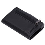 Credit Card Holders Large Capacity Small Light Black Tabby Portable Business Card Case for Business Trips Travel Parties