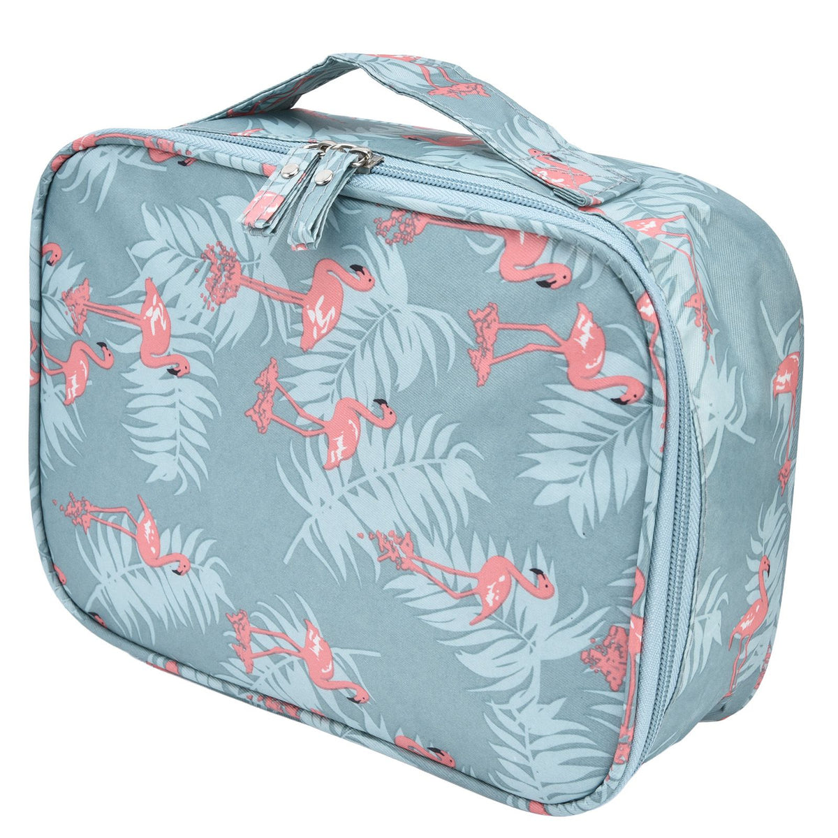 Toiletry Bag Durable Waterproof Nylon Portable Multifunctional Fashionable Design Large Capacity Travel Toiletry BagFlamingo